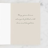 "Gilded Home" - Single Greeting Cards in Eggnog by Oma N. Ramkhelawan - Interior