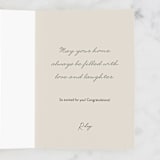 "Gilded Home" - Single Greeting Cards in Eggnog by Oma N. Ramkhelawan - Customizable Interior Example