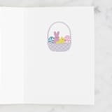 "Easter Peeps" - Single Greeting Cards in Poppy by Hooray Creative - Interior