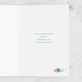 "Hoppy Easter" - Single Greeting Cards in Mint by Charter Oaks Creative - Interior