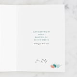 "Hoppy Easter" - Single Greeting Cards in Mint by Charter Oaks Creative - Customizable Interior Example