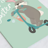 "Hoppy Easter" - Single Greeting Cards in Mint by Charter Oaks Creative - Close-Up