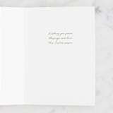 "Floral Cross" - Single Greeting Cards in Honey by Megan Cash - Interior