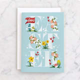"Easter Scene" - Single Greeting Cards in Frost by Erin L. Wilson - Front