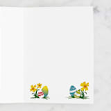 "Easter Scene" - Single Greeting Cards in Frost by Erin L. Wilson - Interior