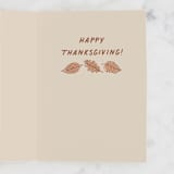 "Full Bellies" - Single Greeting Cards in Caramel by Hooray Creative - Interior