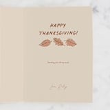 "Full Bellies" - Single Greeting Cards in Caramel by Hooray Creative - Customizable Interior Example