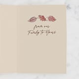 "Fall Foliage" - Single Greeting Cards in Maple by Hooray Creative - Interior