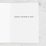 "Papa and Me" - Single Greeting Cards in Ink by Lehan Veenker - Interior