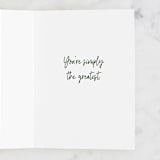 "Father's Day Watercolor Greenery" - Single Greeting Cards in Greenery by Yao Cheng Design - Interior