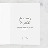 "Father's Day Watercolor Greenery" - Single Greeting Cards in Greenery by Yao Cheng Design - Customizable Interior Example