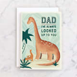 "I've Always Looked Up to You" - Single Greeting Cards in Sienna by Rachael Pietsch - Front