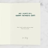 "I've Always Looked Up to You" - Single Greeting Cards in Sienna by Rachael Pietsch - Customizable Interior Example