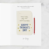 "Official Dad Guide" - Single Greeting Cards in Colorful by Rachel K. Swanson - Customizable Interior Example