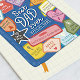 "Official Dad Guide" - Single Greeting Cards in Colorful by Rachel K. Swanson - Close-Up