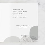 "Rock" - Single Greeting Cards in Pebble by Erin German - Customizable Interior Example