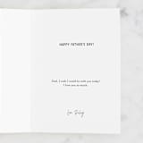 "My Dad Diagram" - Single Greeting Cards in Frost by Dawn Pope - Customizable Interior Example