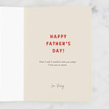 "Joke King" - Single Greeting Cards in Navy by Pixel and Hank - Customizable Interior Example