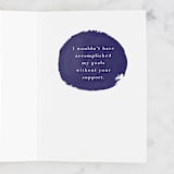 "No Other." - Single Greeting Cards in Tangerine by Nazia Hyder - Interior