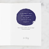 "No Other." - Single Greeting Cards in Tangerine by Nazia Hyder - Customizable Interior Example