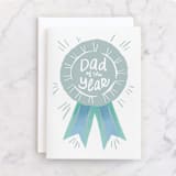 "Parent of the Year" - Single Greeting Cards in Cream by Jennifer A. Smith - Front