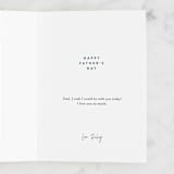 "To an Amazing Dad" - Single Greeting Cards in Navy by Alethea and Ruth - Customizable Interior Example