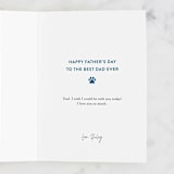 "Puppy Love" - Single Greeting Cards in Beige by Jessica Williams - Customizable Interior Example
