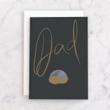 "Moon & Beyond" - Single Greeting Cards in Ink by Melissa Agular - Front