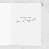 "Playing favourites" - Single Greeting Cards in Navy by Hudson meet Rose - Interior