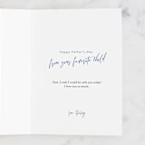 "Playing favourites" - Single Greeting Cards in Navy by Hudson meet Rose - Customizable Interior Example