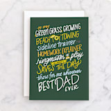"Ringmaster of Play" - Single Greeting Cards in Evergreen by Cindy Reynolds - Front