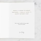 "King Of My Heart" - Single Greeting Cards in Ink by Maria Alou - Customizable Interior Example