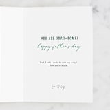 "Dino Dad" - Single Greeting Cards in Greenery by Tennie and Co. - Customizable Interior Example