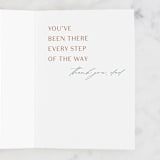 "Peaks and Valleys" - Single Greeting Cards in Spruce by Erin German - Interior