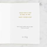 "Cool Dad" - Single Greeting Cards in Mustard by Sarah Cohn - Customizable Interior Example