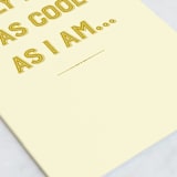 "Cool Dad" - Single Greeting Cards in Mustard by Sarah Cohn - Close-Up