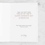 "To the Original" - Single Greeting Cards in Cream by Shiny Penny Studio - Customizable Interior Example