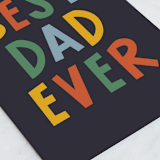 "Everything and more dad" - Single Greeting Cards in Colorful by Jessica Corliss - Close-Up