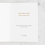 "Frankly" - Single Greeting Cards in Beige by Alexandra Cohn - Customizable Interior Example