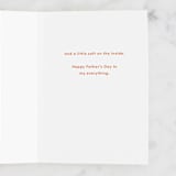 "Everything Bagel" - Single Greeting Cards in Peach by Carol C. Young - Interior