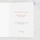 "Everything Bagel" - Single Greeting Cards in Peach by Carol C. Young - Customizable Interior Example