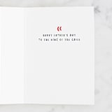 "Smoking Hot" - Single Greeting Cards in Cream by Juliana Zimmermann - Interior