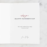 "best dog dad" - Single Greeting Cards in Cream by Susan Zinader - Customizable Interior Example