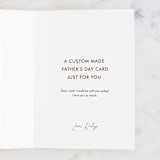 "Smart Fella" - Single Greeting Cards in Cocoa by Dawn Pope - Customizable Interior Example