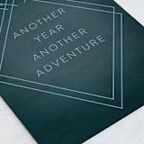 "Mountain Sky" - Single Greeting Cards in Navy by Summer Winkelman - Close-Up