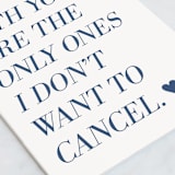 "Uncancelled Plans" - Single Greeting Cards in Parchment by Laura Condouris - Close-Up