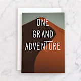 "Red Dune" - Single Greeting Cards in Earthy by Benno and Noosa - Front