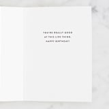 "Red Dune" - Single Greeting Cards in Earthy by Benno and Noosa - Interior