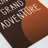 "Red Dune" - Single Greeting Cards in Earthy by Benno and Noosa - Close-Up