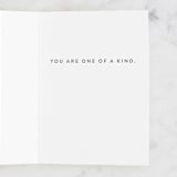 "Best Dad" - Single Greeting Cards in Navy by Stacey Meacham - Interior